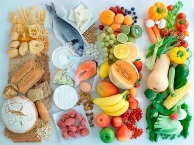 Separado de los productos de categorías